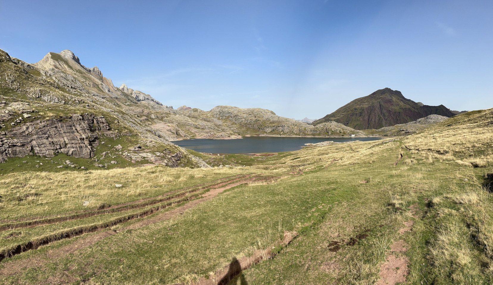 Arrivé au lac d'Estaens