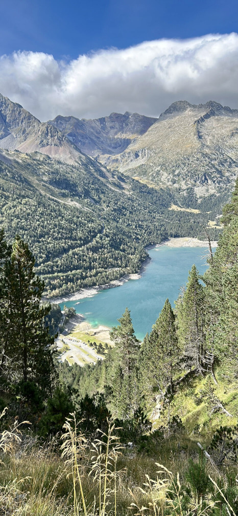 Vue sur le lac d'Oredon