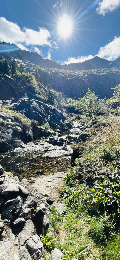 Randonnée vers la cascade d'Ars