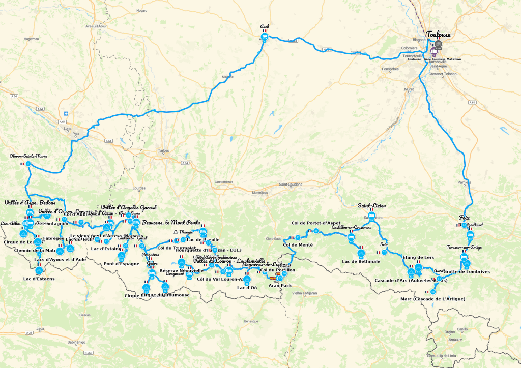 J'ai réalisé un road trip en van dans les Pyrénées française en septembre 2023. 