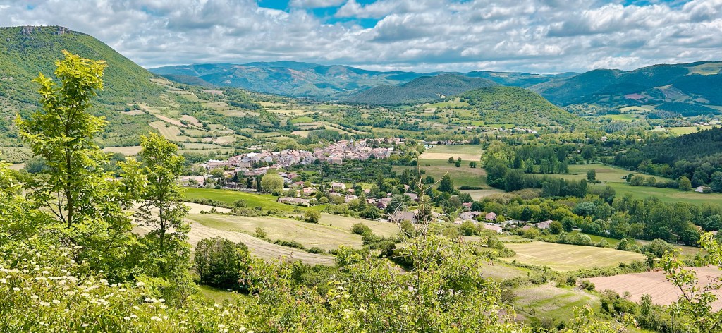 Vue sur le village de Nant