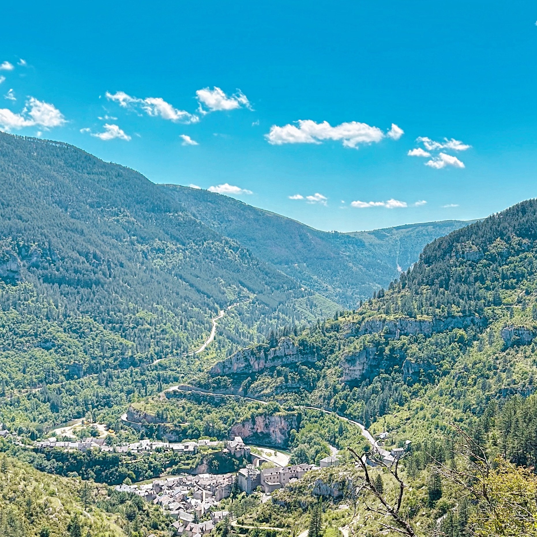 Vue sur Sainte-Enimie