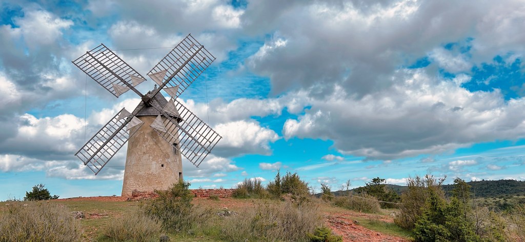 Le moulin, La Courvertoirade