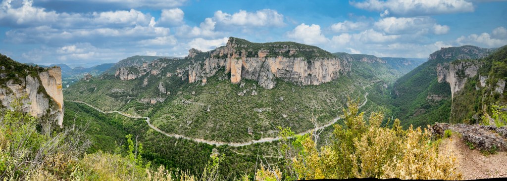 Panorama sur les gorges de la Jonte