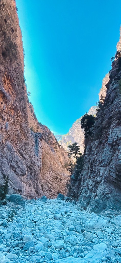 Randonnée dans les gorges de Samaria