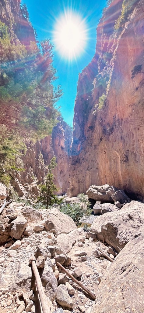 Randonnée dans les gorges de Samaria