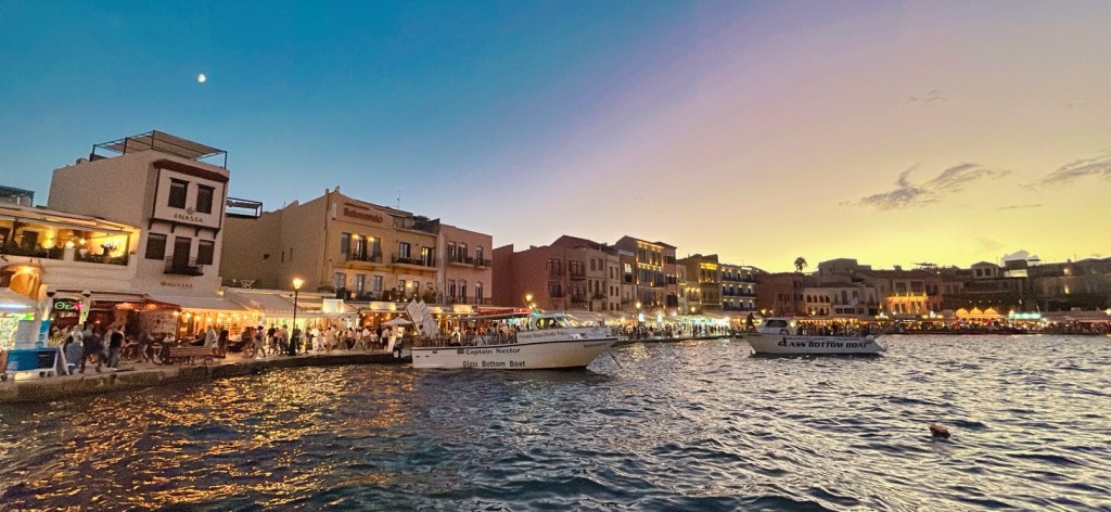 Vue sur le port vénitien de la La canée (Chinia)