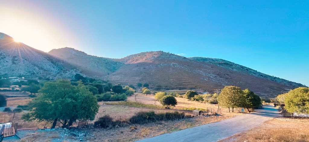 Randonnée à travers les gorges d'Imbros