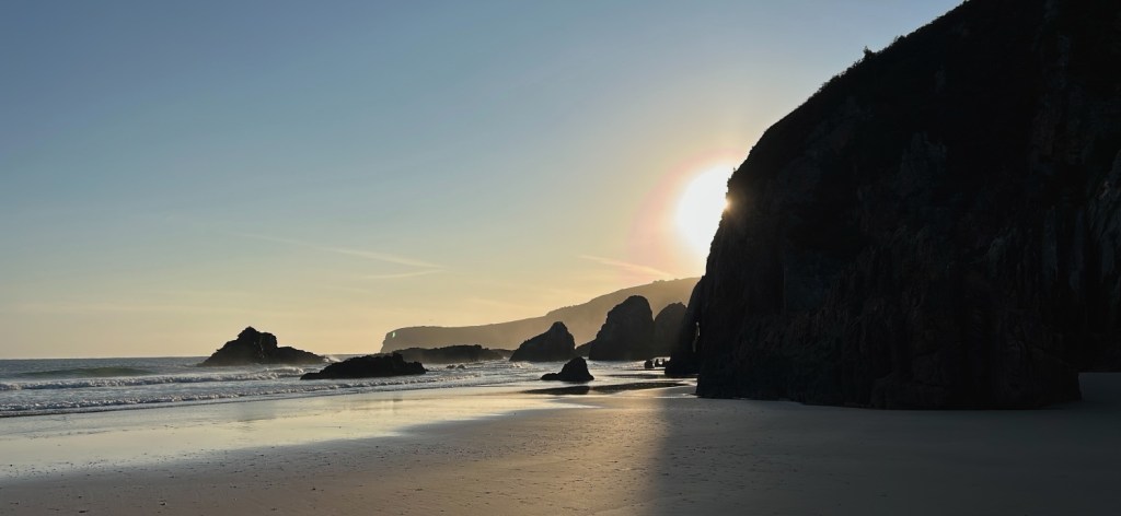 Playa de Franca au levée de soleil