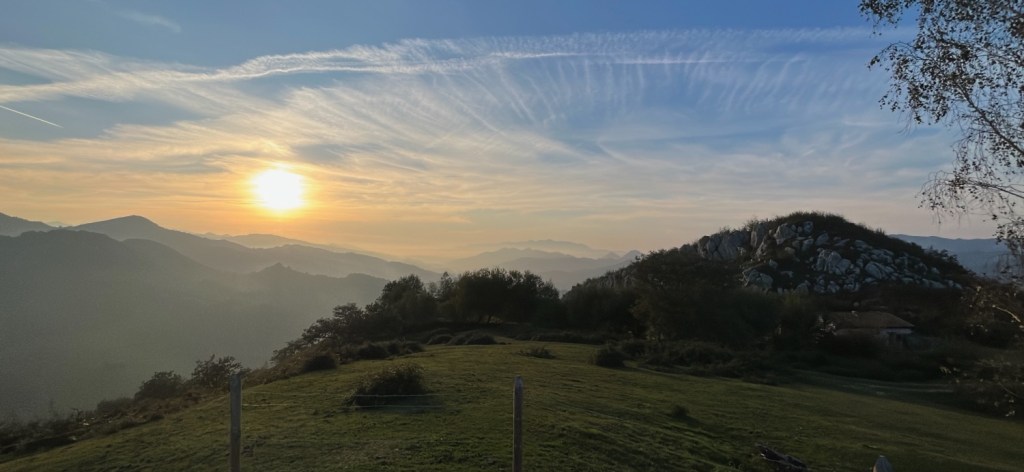 Alpages d’Asiegu au couché du soleil