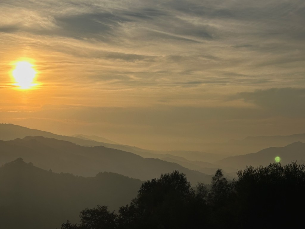 Alpages d’Asiegu au couché du soleil